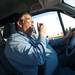 Jeff Cowell, an amateur radio operator, drives down Dexter-Townhall Road using his HAM Radio, just as he did on March 15, 2012, the day of the Dexter tornado. Courtney Sacco I AnnArbor.com  